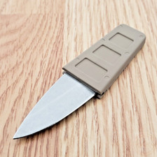 Tekna Xtra Edge Fixed Knife 1.38 420hc Steel Blade Tan Teknalon Cftrp Handle