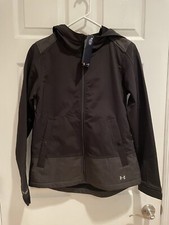 NWT Under Armour Women's STORM 1 Hooded Jacket Cold Gear Water Resistant Small