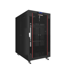 18U Server Rack Cabinet Premium Network Enclosure 35" Depth Data Cabinet wheels