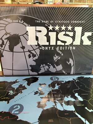 Risk Ebay RISK ONYX Edition Board Game The Game Of Strategic Conquest Unpunched ...