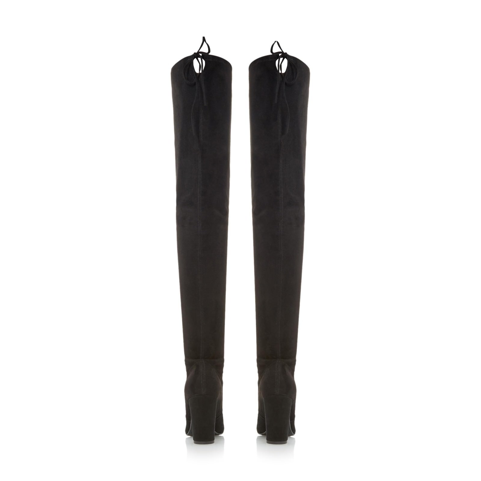 dune sibyl leather over knee boots