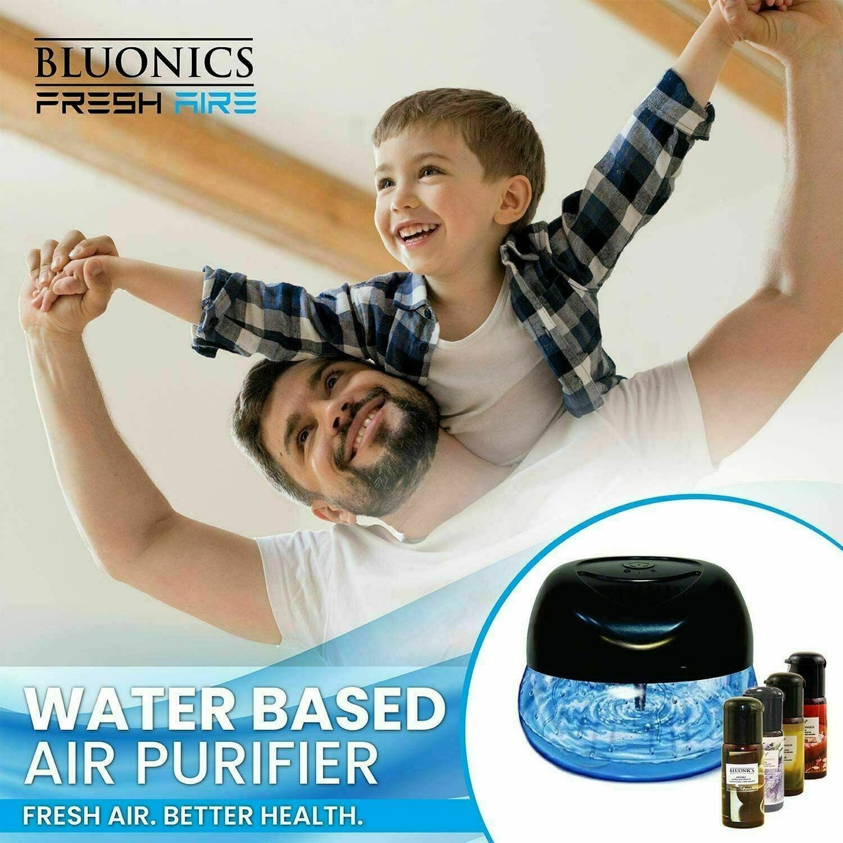 Fresh Air – Fresh Air Bluonics Fresh Aire 3-Pack Water Air Washer, Air Revitalizer