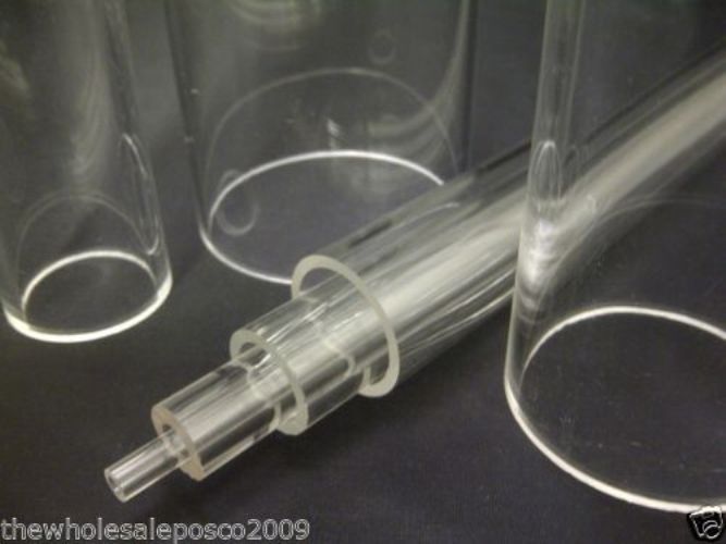 Plastic Tube Acrylic Perspex® 400mm, 500mm, 600mm Long 30mm to