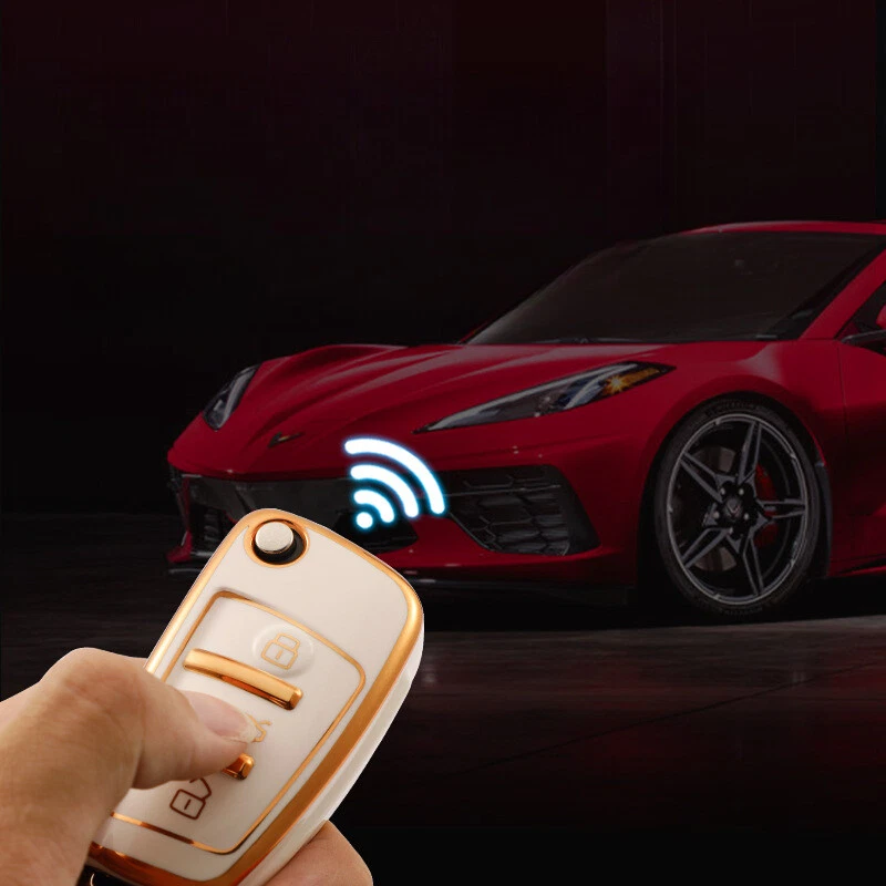 3 Button TPU Key Fob Protective Cover For Audi A1 S3 A3 A4 Q3 TT Q5 A6 Foto 3 de 4