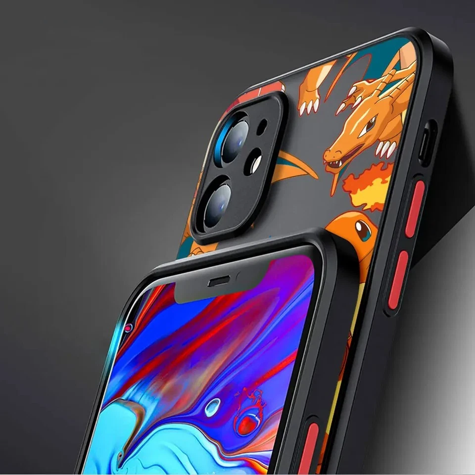 Anime Pikachu Cartoon Phone Case For iPhone 15 14 13 12 11 Mini Pro Max Plus - Image 2 of 4