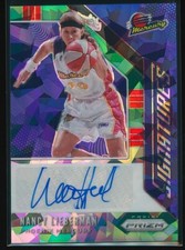 Nancy Lieberman Cline 2020 Panini Prizm WNBA Signatures Green Ice Auto