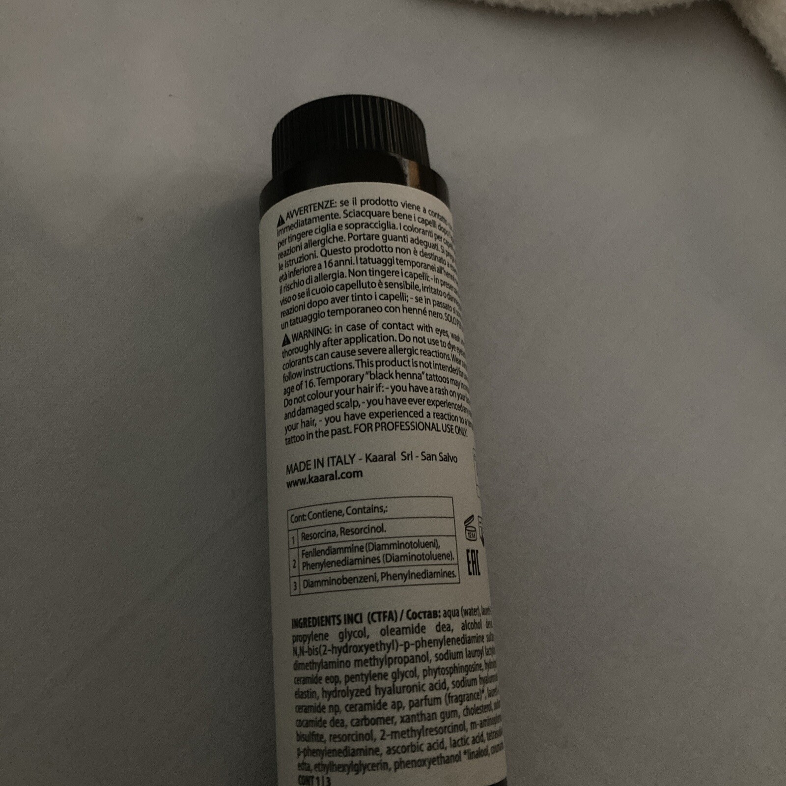 Kaaral BACO COLOR GLAZE 2.1 OZ, 4.11, Medium Brown Intense Ash