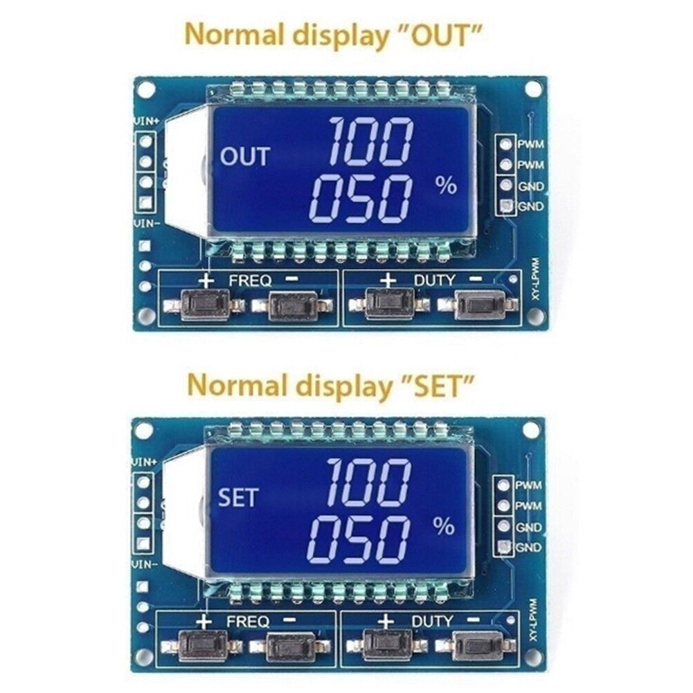 Adjustable PWM Signal Generator LCD Display Wide Frequency Range High ...