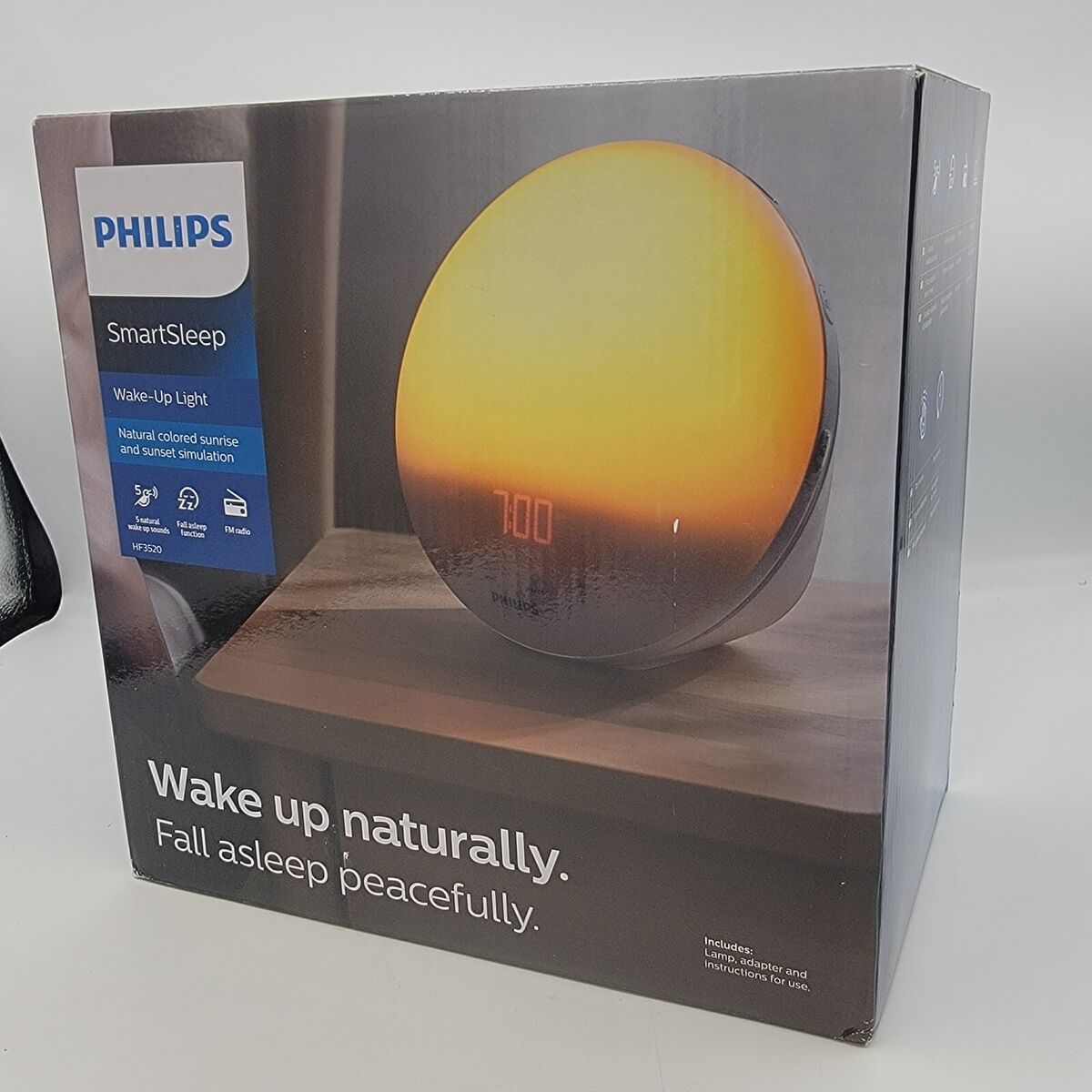 Philips HF3520 60 E Wake-Up Light With Colored Sunrise Philips HF3520 60 E Wake-Up Light With Colored Sunrise