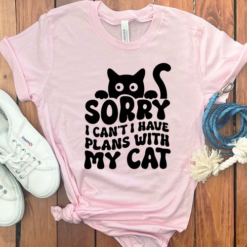 SORRY PLANS WITH CAT T-SHIRT - Picture 23 of 49