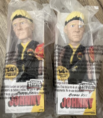 Shelf Talkers Cobra Kai JOHNNY LAWRENCE 12'' Talking Doll Pull String Lot Of 2