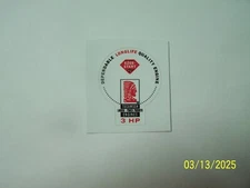 Tecumseh Lauson - Power Products EZEE Start Engine Decal 3HP - 10HP