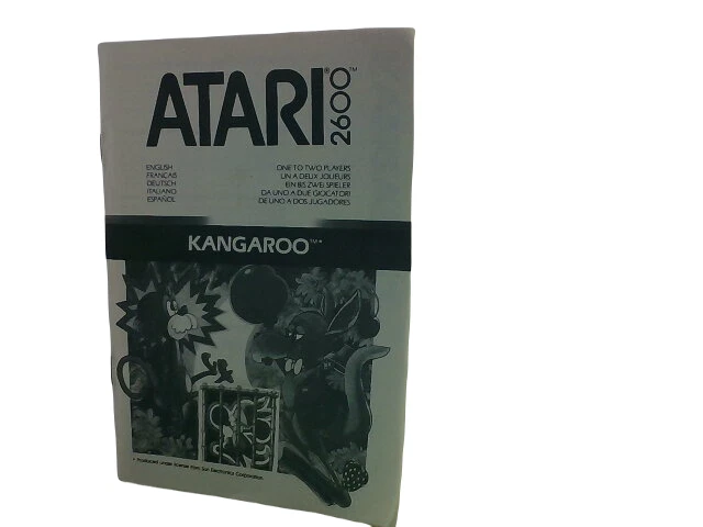 Atari Junior Jr 2600 Vader Black Strip Console RARE ex. cond. PLUS KANGAROO CART - Image 3 of 4