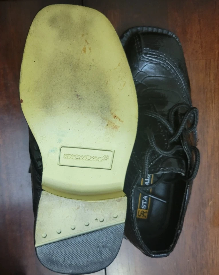 Toddler Stacey Adams Crocodile Pattern Shoes Size 8M - Image 2 of 4