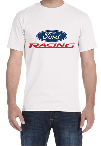 Ford Racing T-shirt Mens Graphic Tees Mustang Clothing Ford Parts Accessories