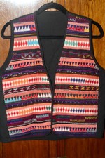 VTG Cotton Embroidered Boho Ethnic Vest