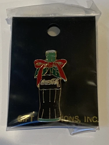 Coca-Cola Coke Holiday Coke Bottle Lapel Pin NEW