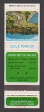 Stanley Park Vancouver B.C. British Columbia Canada Matchcover