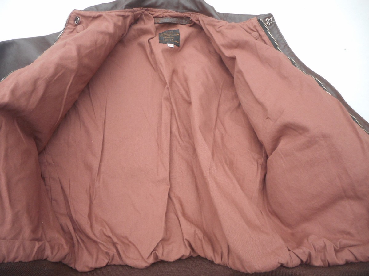 WW2 A-2 Leather Flight Jacket Mfg J.A. Dubow Size 38 Lost World | eBay