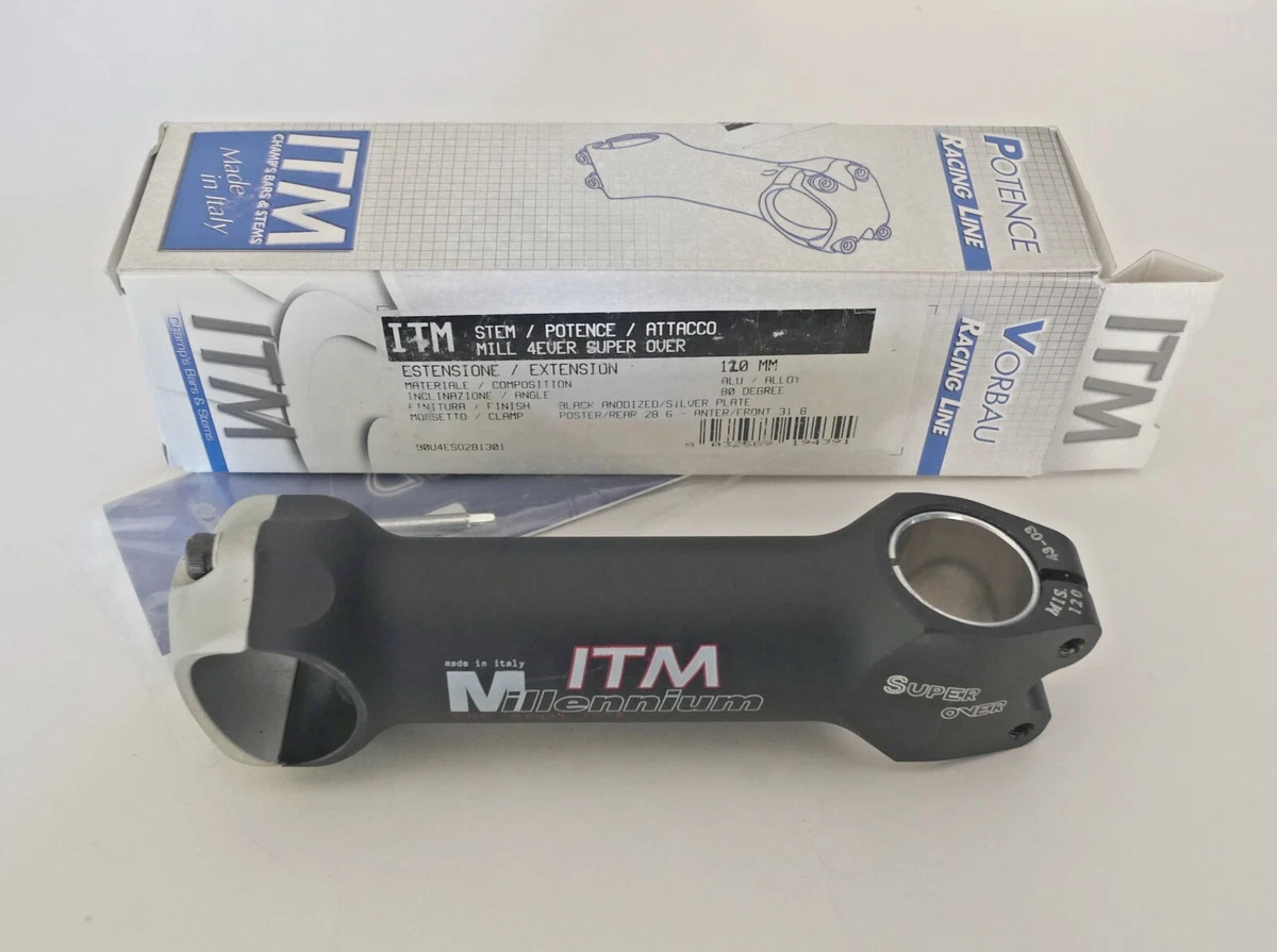 Potence ITM Millennium Carbone – 120 Mm, 1-1/8, 25,4 Mm – Route Vintage – Occasion