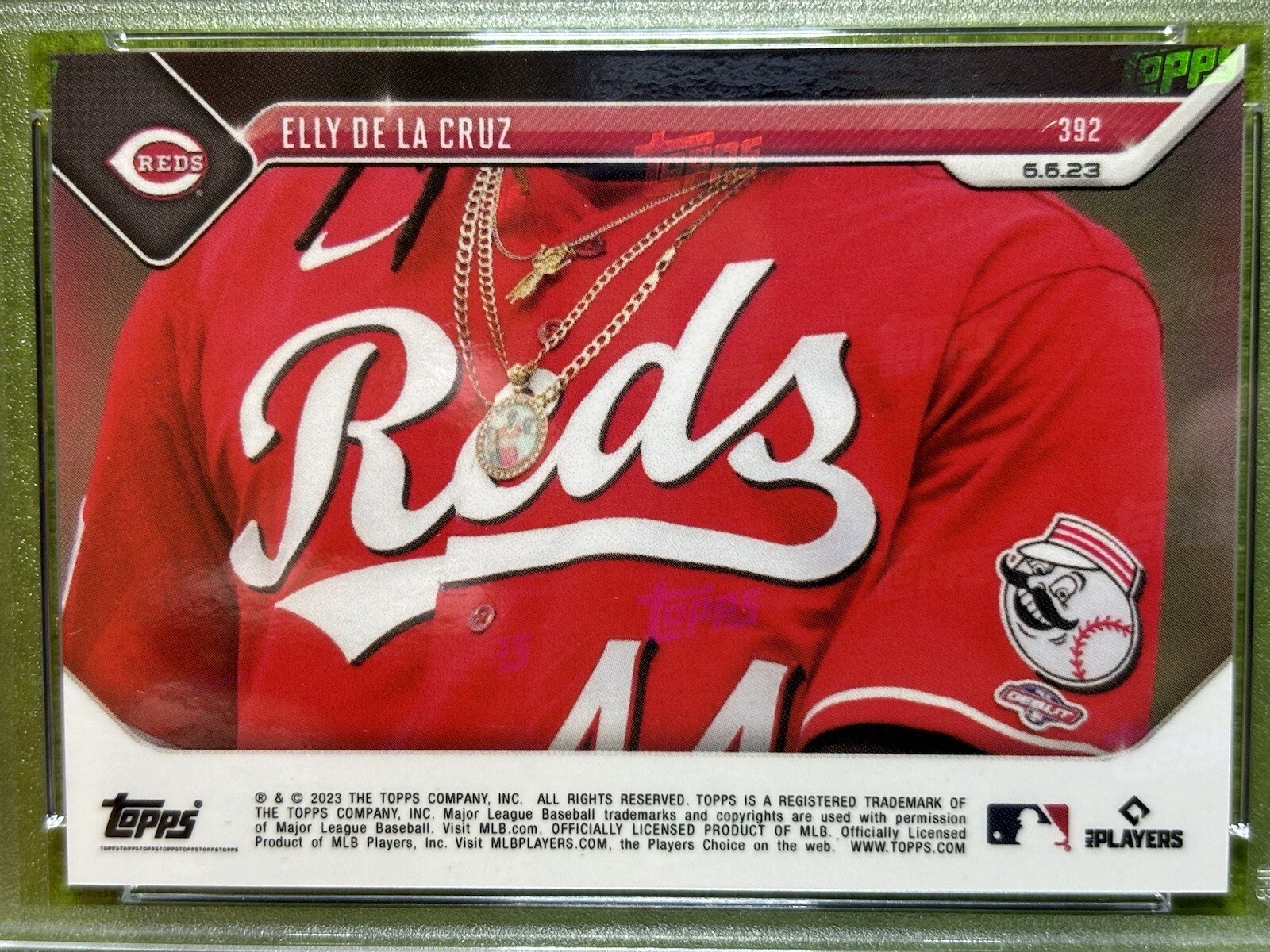 Elly De La Cruz PSA 10 ROOKIE CARD /25773 SP REDS RC 2023 Topps Now CALL-UP   rc view 21