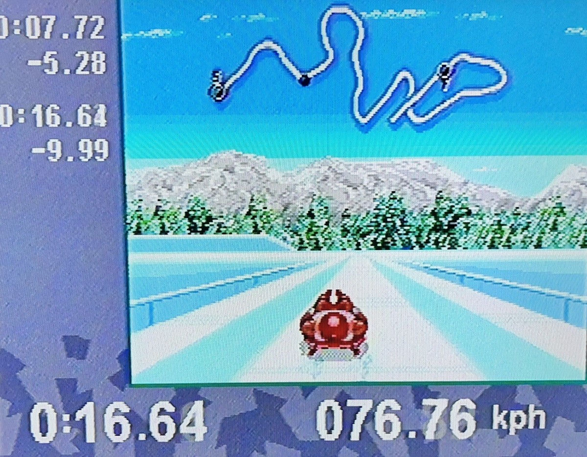 Jeu Sega Mega Drive - Winter Olympics - Version Complète (boîte, Notice) - Bon état
