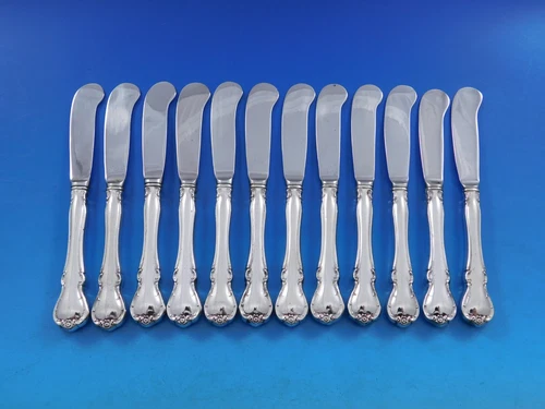 French Provincial by Towle Sterling Silver Butter Spreaders HH paddle Set 12 pcs