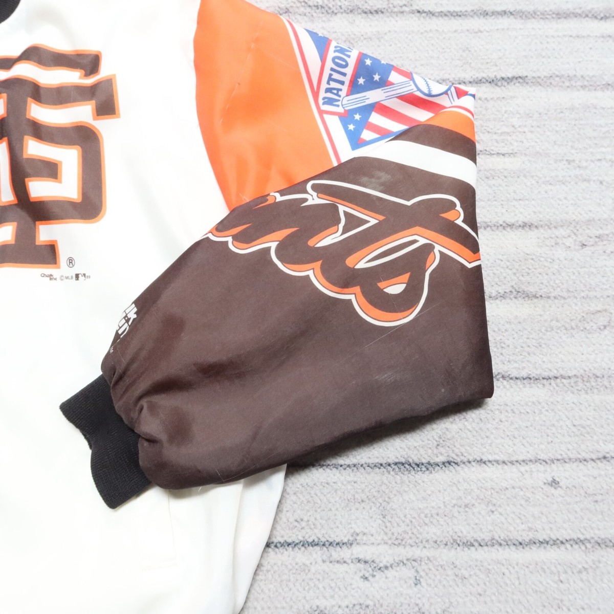Vintage San Francisco Giants Fanimation Jacket Chalk Line White