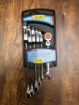 Glory 6 STCK. flexibler Zahnradschlüssel 8,10,11,13,14,17 mm