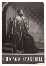 Paul Robeson "OTHELLO" Jose Ferrer / Uta Hagen / Edith King 1945 Chicago Program