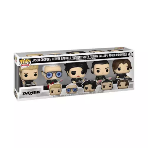 The Cure Highly Collectable Excellent Quality Pop! Vinyl Figure 5-Pack 3.75"