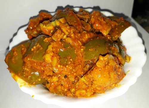 Mango Pickle (Aam ka Achaar) 400gm Indian Handmade Traditional and tangy pickle - Picture 2 of 3