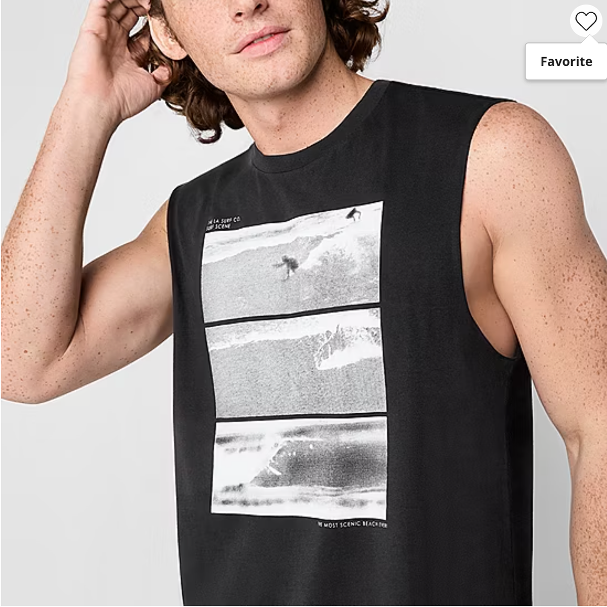 Arizona Graphic Tank Top Muscle Shirt | Men's Size: LARGE LA Surf