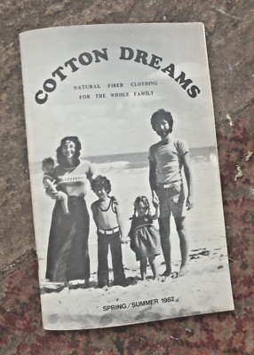 RARE 1982 COTTON DREAMS USA NATURAL CLOTHING OSH KOSH ADULTS CHILDREN CATALOGUE