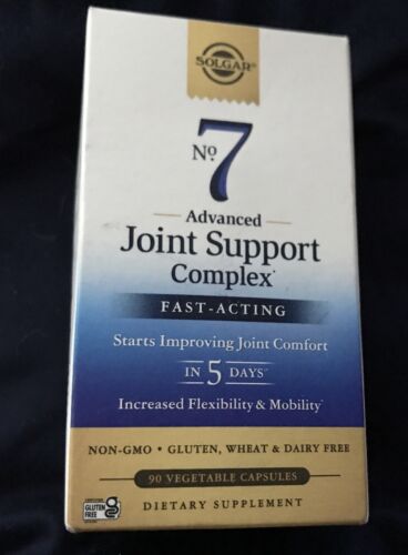 Solgar No. 7 Join Support Vegetable Capsule - 90 Count Exp 06/2025