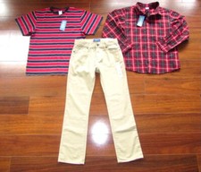 GYMBOREE OLD NAVY New NWT Boy's 10 VINTAGE 2006-7 Shirts Jeans Lot c22