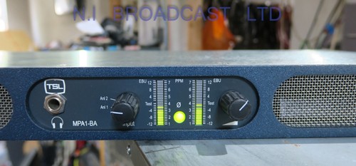 TSL mpa-1ba audio monitor unit with 2x analog stereo inputs, built in speakers e - Picture 2 of 8