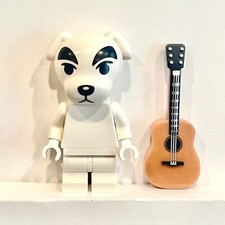 LEGO Animal Crossing K.K. Slider Minifigure with Guitar from set 77052 New