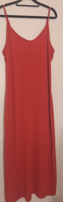 Absolutely It Maxi Tank Dress 3X Orange