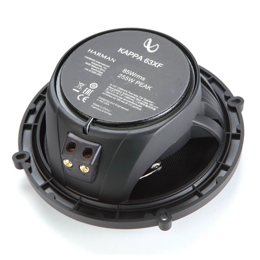Пара динамиков Infinity Kappa 63XF 6-12in с 2-полосным усилением автомобильного звука мощностью 255 Вт