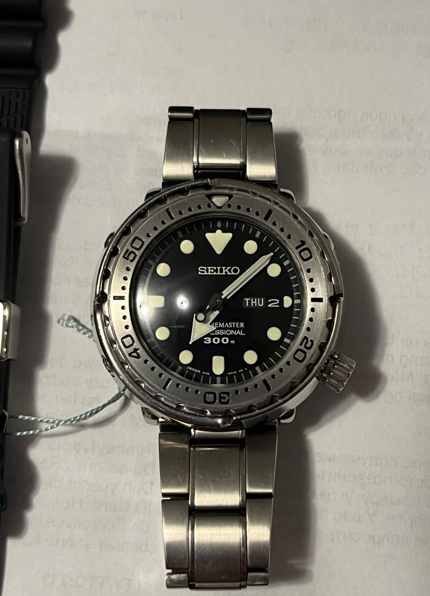 SEIKO PROSPEX マリンマスター 300m防水　sbbn033 ツナ缶 Seiko Prospex Men's Watch - SBBN033 Marine Master Tuna with
