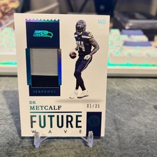 2020 Panini Encased Future Wave Materials #16 D.K. Metcalf  1/35