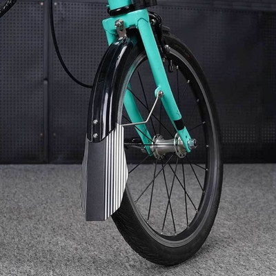 Für Brompton Faltrad Schutzblech Verlängerung PP5 Kunststoff 0,5mm Stärke