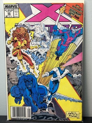 X-Factor #50 Newsstand Marvel Comics Todd McFalrane/Liefeld Cover 1990 