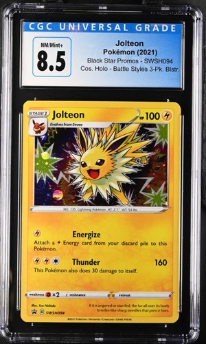 Jolteon graded CGC 8.5 for sale on eBay