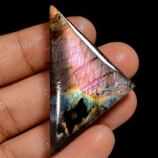 Natural Labradorite Fancy Shape Cabochon Loose Gemstone 61 Ct. 48X27X7 mm SG-188