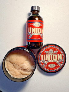 Moon Soaps Shave Soap (Used) & Aftershave Splash Set - Union