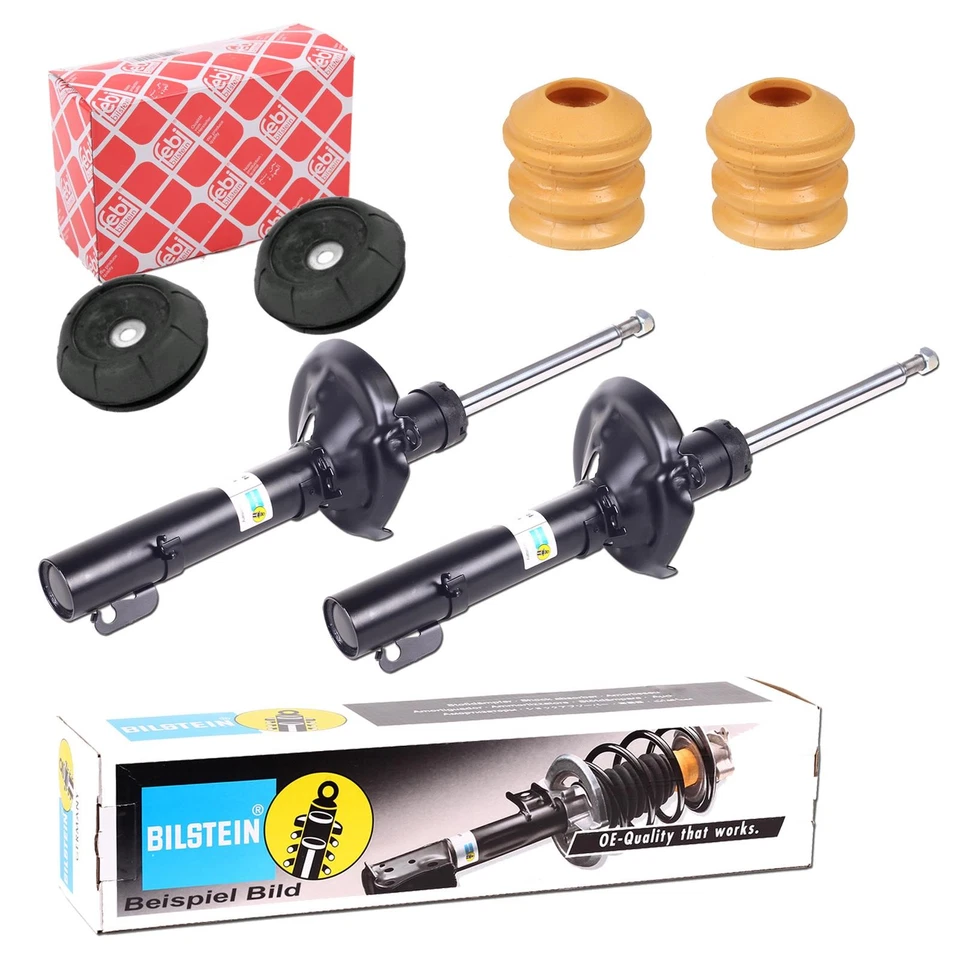 2x BILSTEIN B4 GAS STOSSDÄMPFER + FEBI DOMLAGER VORNE passend für OPEL ASTRA G