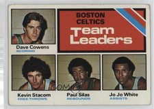 1975-76 Topps Team Leaders Dave Cowens Kevin Stacom Paul Silas Jo White HOF 19rf