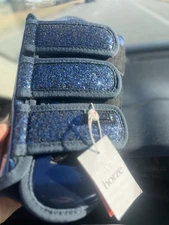 HORZE HORSE PROTECTION BOOT, DARK BLUE W/GLITTER ORG50$